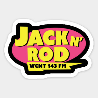 Jack n' Rod Stern Show Sticker