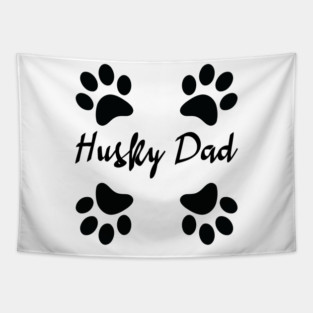 Husky Dog Tapestry