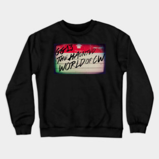 Cassette Label Haunted World of CW Logo Crewneck Sweatshirt