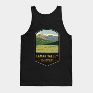 Lamar Valley Yellowstone National Park Tank Top