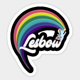 Lesbow Rainbow Unicorn Color Gay Pride Month t-shirt Shirt Tee Gift Magnet