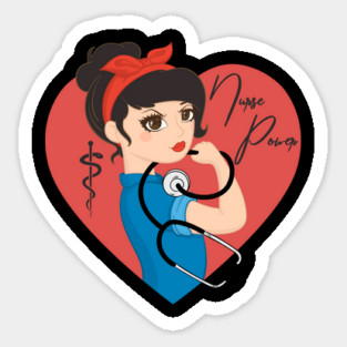 Nurse Power T-Shirt Nursing Shirt Gift Magnet