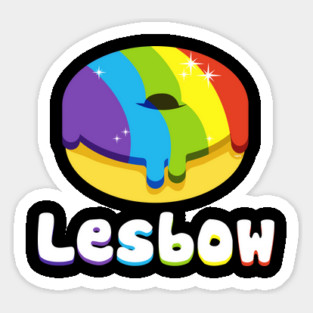 Lesbow Rainbow Donut Gay Pride Month t-shirt Shirt Tee Gift Magnet