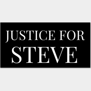 Justice for Steve Posters and Art