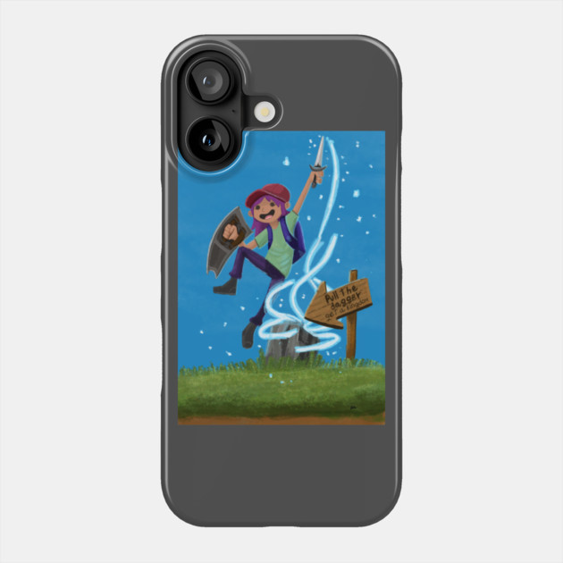 PULL THE DAGGER GET A KINGDOM Phone Case by droidmonkey