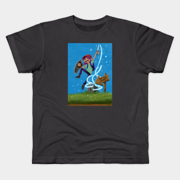 PULL THE DAGGER GET A KINGDOM Kids T-Shirt by droidmonkey