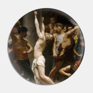 The Flagellation of Our Lord Jesus Christ by William-Adolphe Bouguereau Pin