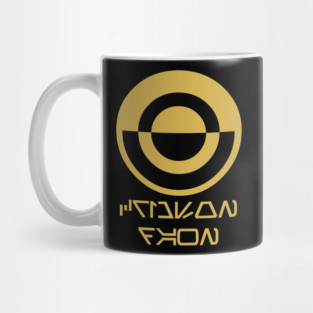 Crimson Dawn - Gold Logo Mug