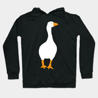 Minimal Abstract Silly Goose Hoodie