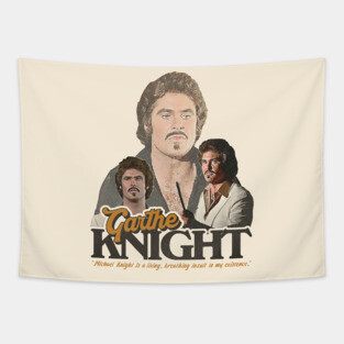 Garthe Knight // Evil Twin of Michael Knight (Rider) Tapestry
