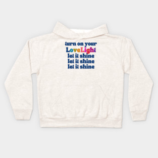 lovelight rainbow Kids Hoodie