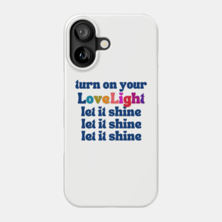 lovelight rainbow Phone Case