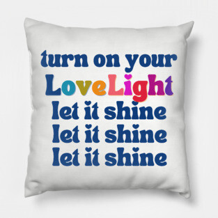 lovelight rainbow Pillow