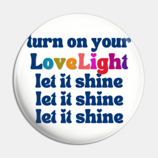 lovelight rainbow Pin