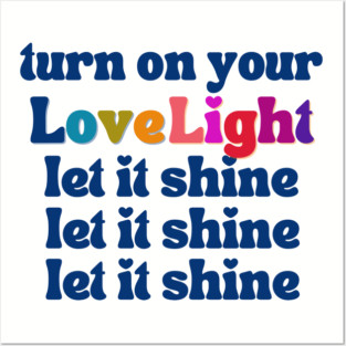 lovelight rainbow Posters and Art