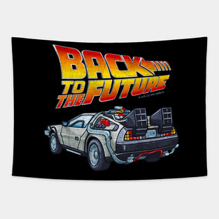 Back to the Future - DMC DeLorean Tapestry