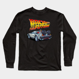 Back to the Future - DMC DeLorean Long Sleeve T-Shirt