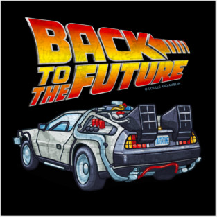 Back to the Future - DMC DeLorean Posters and Art