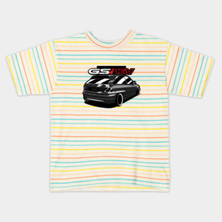 Black Opel Astra GSI Kids T-Shirt