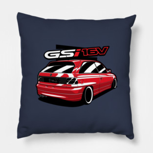 Red Opel Astra GSI Pillow