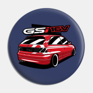 Red Opel Astra GSI Pin