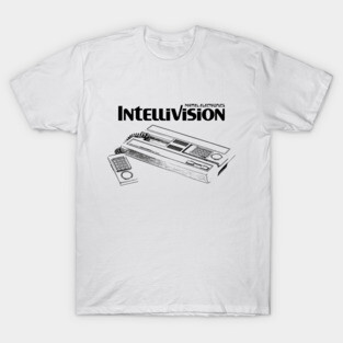 Mattel Intellivison Retro Vintage 70's 80's Home Gaming Arcade Video system T-Shirt