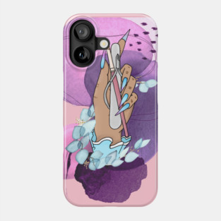 Brush in hand Phone Case