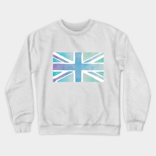 Union Jack in watercolors Crewneck Sweatshirt