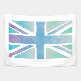 Union Jack in watercolors Tapestry