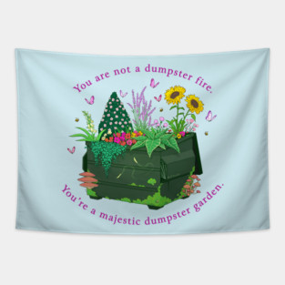 Dumpster Garden Tapestry