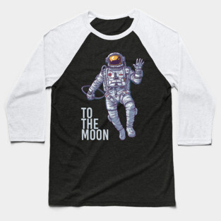 Litecoin Astronaut Baseball T-Shirt