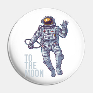 Litecoin Astronaut Pin