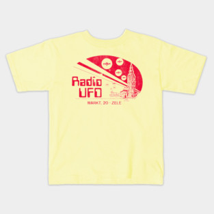 Radio UFO, Belgium / 80s Radio Station Kids T-Shirt