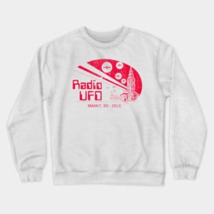 Radio UFO, Belgium / 80s Radio Station Crewneck Sweatshirt