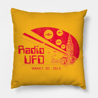 Radio UFO, Belgium / 80s Radio Station Pillow