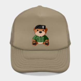Military Beret Teddy Bear Hat