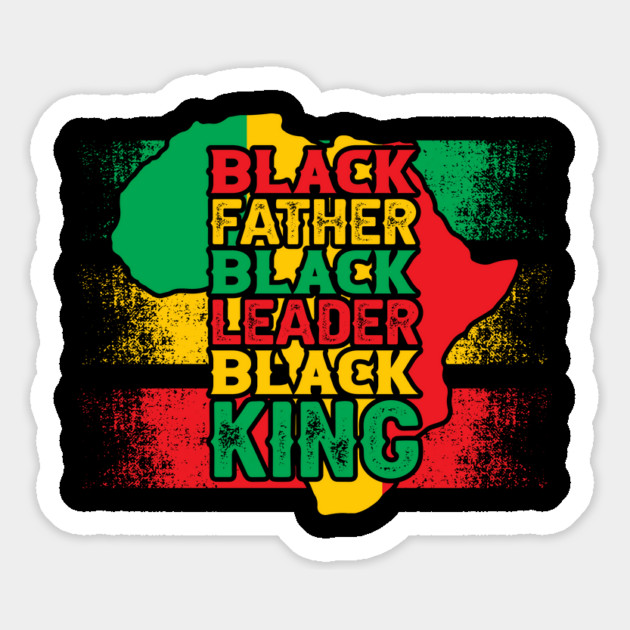 Black father black leader black king, Black History Month Magnet by UrbanLifeApparel