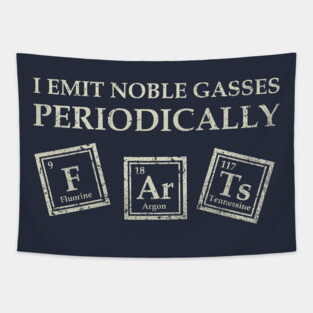 I Emit Noble Gasses Tapestry