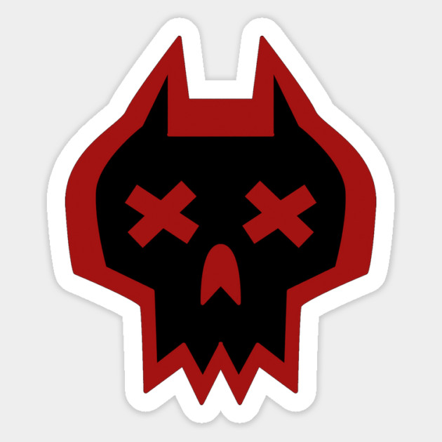 DEVIL'S SKULL VARIANT 2 Magnet by droidmonkey