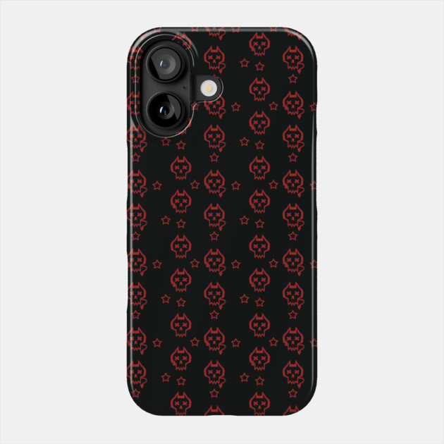 DEVIL'S SKULL PATTERN Phone Case by droidmonkey