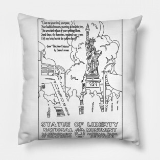 Statue of Liberty Pillow