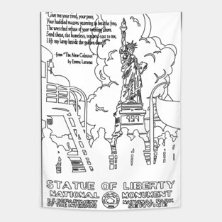 Statue of Liberty Tapestry