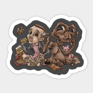 Stranger ET Sticker