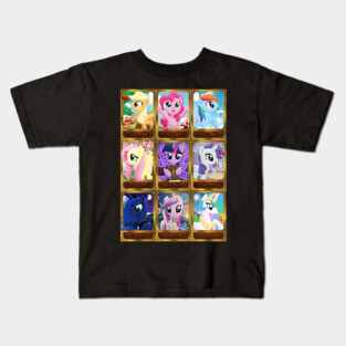 The Pony Elements - 80s toys Kids T-Shirt