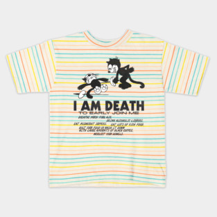 Felix the Cat ● I Am Death Kids T-Shirt