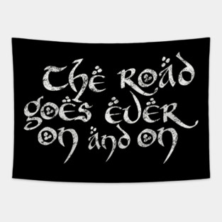 The road goes ever on and on (stack) Tapestry