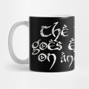 The road goes ever on and on (stack) Mug