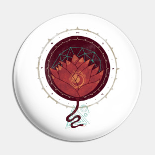 Red Lotus Pin