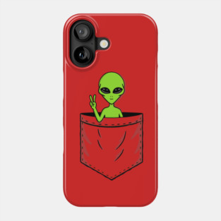 Alien pocket Phone Case