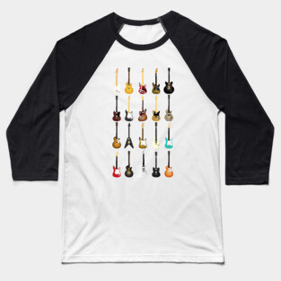 Guitar Collection Baseball T-Shirt